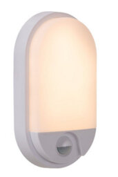 Lucide Hups Ir - Pir Wall Light Outdoor - Led - 1X10W 3000K - Ip54 - White - thumbnail 1