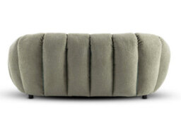 Sage Green Teddy Boucle Fabric  2 + 1 Seater Sofa And Armchair Set For Living Room Atrani - thumbnail 6