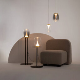 Luminosa Lighting Luminosa Splash Modern Dome Pendant Ceiling Light Gold 3000K 280Lm Smoky Shade - thumbnail 3