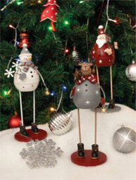 Netagon Home Festive Standing Metal Christmas Decoration- Reindeer - thumbnail 5