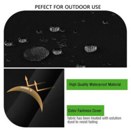 Crescent Waterproof Garden Furniture Seat Pad Cushions 60 X 60 X 5Cm Turquoise Square Seat Pad For Indoor & Outdoor Rattan Chair - thumbnail 4