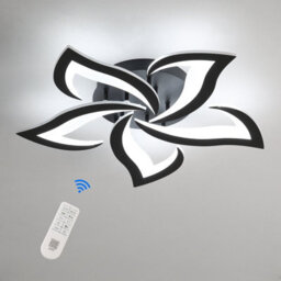 Pheashine Ceiling Lights,dimmable Led Ceiling Light 40W, Acrylic With Remote Control For Living Room,bedroom Dining Room - thumbnail 1