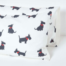 Homescapes Scottie Dog Digitally Printed Cotton Duvet Cover Set, Double - thumbnail 4