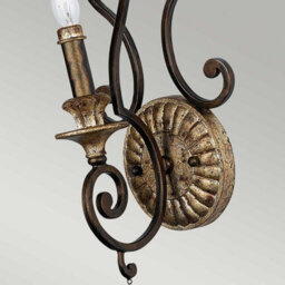 Luminosa Lighting Elstead Marquette 1 Light Indoor Candle Wall Light Antique Bronze, E14 - thumbnail 3