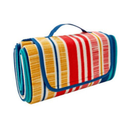 Home & Living Contrast Striped Beach Mat Multicoloured (One Size) - thumbnail 1