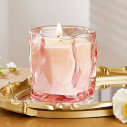 Thehotsale Natural Soy Wax Osmanthus Scented Candle For Indoor Space 8Cm H - thumbnail 2