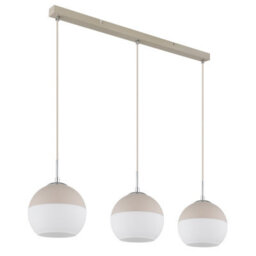 Luminosa Lighting Luminosa Ragusa Bar Pendant Ceiling Light Matt Sand 3X E27 - thumbnail 3