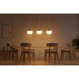 Luminosa Lighting Luminosa Ragusa Bar Pendant Ceiling Light Matt Sand 3X E27 - thumbnail 6