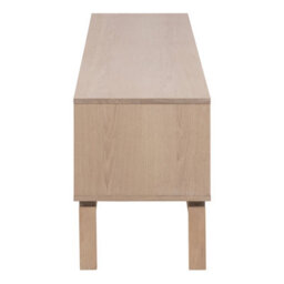 Furniture To Go Linley 2 Door One Shelve Tv Unit In White - thumbnail 3