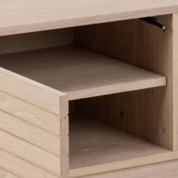 Furniture To Go Linley 2 Door One Shelve Tv Unit In White - thumbnail 8