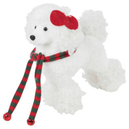 Urbn-Living Cute Poodle Dog Puppy Christmas Décor Plush Toy Children Gift 22Cm Assorted - thumbnail 4