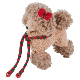 Urbn-Living Cute Poodle Dog Puppy Christmas Décor Plush Toy Children Gift 22Cm Assorted - thumbnail 3