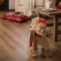 Urbn-Living Cute Poodle Dog Puppy Christmas Décor Plush Toy Children Gift 22Cm Assorted - thumbnail 8