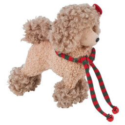 Urbn-Living Cute Poodle Dog Puppy Christmas Décor Plush Toy Children Gift 22Cm Assorted - thumbnail 9