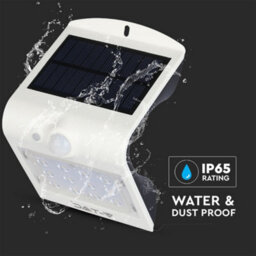 V-Tac Rechargeable Solar Security Wall Lights With Pir Motion Sensor For Outdoor Spaces - thumbnail 6