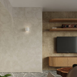 Luminosa Lighting Luminosa 1 Light Ceramic Flush Wall Light White, E27 - thumbnail 8