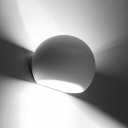 Luminosa Lighting Luminosa 1 Light Ceramic Flush Wall Light White, E27 - thumbnail 2