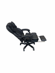 Black Executive Leather Office Chair Diamond Stiches - thumbnail 2