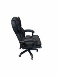 Black Executive Leather Office Chair Diamond Stiches - thumbnail 3