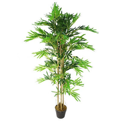 Leaf 150Cm (5Ft) Artificial Bamboo Plants Trees Green - image 1