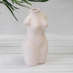 Annibells White Ceramic Female Body Flower Vase  (6525) - Large