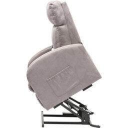 Loops Comfortable Pebble Grey Single Motor Rise And Recline Lounge Chair - thumbnail 6