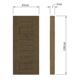 Fwstyle Solid Pine Dining Table Extension Leaf - thumbnail 3