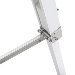 Wyld And Coco Novalux 143Cm Tripod Floor Lamp White Metal Cylindrical Spotlight - Industrial Style - thumbnail 5