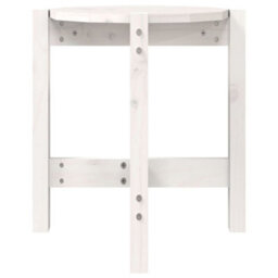 Walplus Coffee Table White 42.5X45 Cm Solid Wood Pine - thumbnail 5