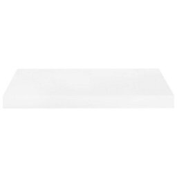 Berkfield Floating Wall Shelves 2 Pcs High Gloss White 50X23X3.8 Cm Mdf - thumbnail 5