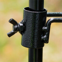 Mesh Bird Feeder Tray W/ Universal 22mm Pole Clamp Garden Seed/nut Dish 2 Pack - thumbnail 5