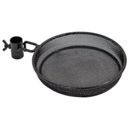 Mesh Bird Feeder Tray W/ Universal 22mm Pole Clamp Garden Seed/nut Dish 2 Pack - thumbnail 4