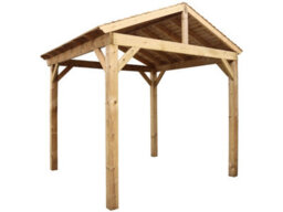 Edecks The Cotswold Garden Gazebo Heavy Duty - Pressure Treated Outdoor Timber - 2700mm X 2700mm With Concrete In Posts 2.6M - thumbnail 5