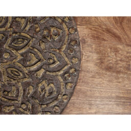 Beliani Set Of 2 Side Tables Khetua Mango Wood Brown - thumbnail 8