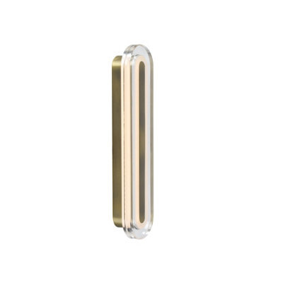 Nordlux Cavara Indoor Wall Light Brass Plastic Intergrated Led 35,000Hrs - Mains Powered, Ip44 - image 1