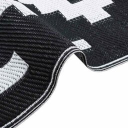 Walplus Outdoor Carpet Arakil White And Black 190X290 Cm Pp - thumbnail 3