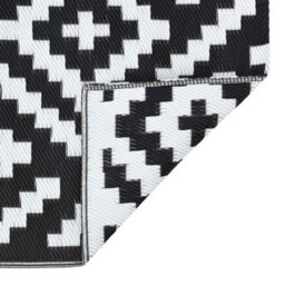 Walplus Outdoor Carpet Arakil White And Black 190X290 Cm Pp - thumbnail 4