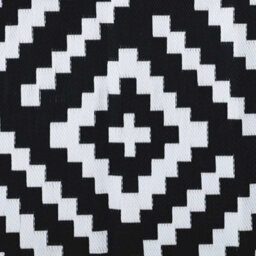 Walplus Outdoor Carpet Arakil White And Black 190X290 Cm Pp - thumbnail 5