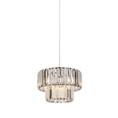 Lighting Collection Caicos Chrome Shade - image 1