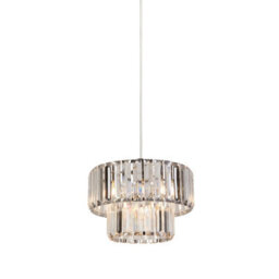 Lighting Collection Caicos Chrome Shade - thumbnail 1