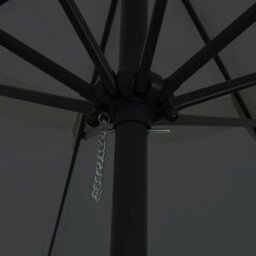 Berkfield Modern Garden Parasol 395X245 Cm In Anthracite - thumbnail 4