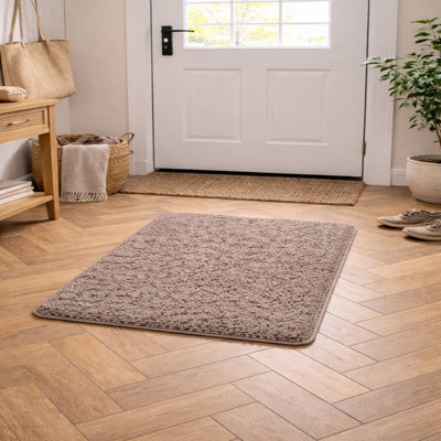 Uetian Luxurious Shaggy Rug Soft Extra Thick Area Rug For Living Room Bedroom Hallway 60X110 Cm - image 1