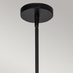 Luminosa Lighting Elstead Alora Mood Daphne Slim Pendant Ceiling Light Contemporary Matt Black, Natural 1X E27 - thumbnail 4