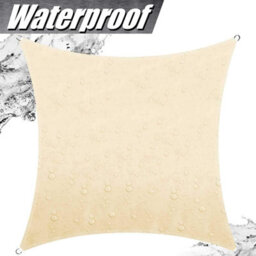 Cream 2.5Mx3M Shade Sail 98% Uv Protection Waterproof - thumbnail 2