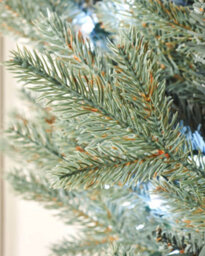 Werchristmas Green And Blue Pre-Lit Mixed Pine Wreath 1 M - thumbnail 4