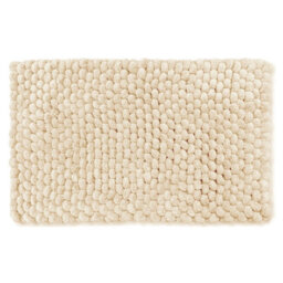 Allure Bath Fashions Bobbi Giant Bobble Bath Mat - Stone