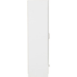 Seconique Dakota 2 Door 1 Drawer Mirrored Wardrobe - White - thumbnail 5