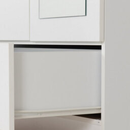 Seconique Dakota 2 Door 1 Drawer Mirrored Wardrobe - White - thumbnail 8