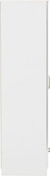 Seconique Dakota 2 Door 1 Drawer Mirrored Wardrobe - White - thumbnail 9