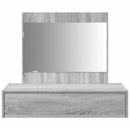 Walplus Dressing Table With Drawer Grey 83 X 40 X 70 Cm Engineered Wood - thumbnail 6